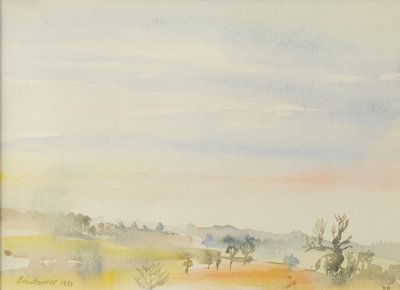 Paysage, Great Bradley, 1980 - Brenda Brin Booker